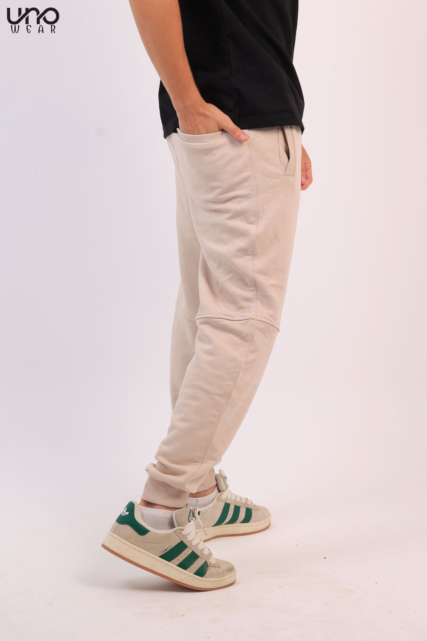 Beige Sweatpants